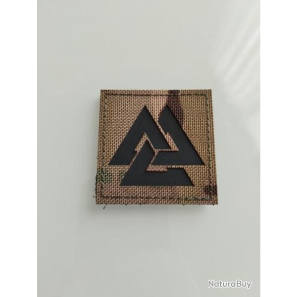 Patch nylon viking runes Valknut velcro