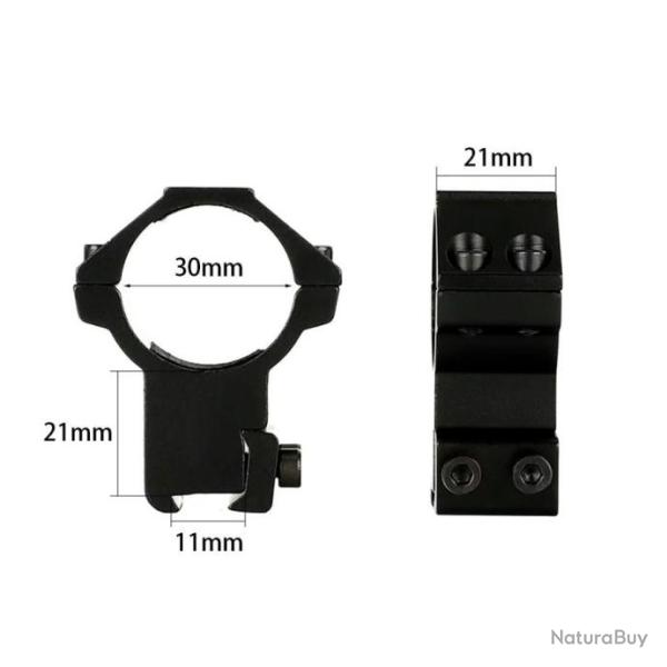 Ohhunt Anneau De Montage Tube 30MM High 11MM - LIVRAISON GRATUITE !!!