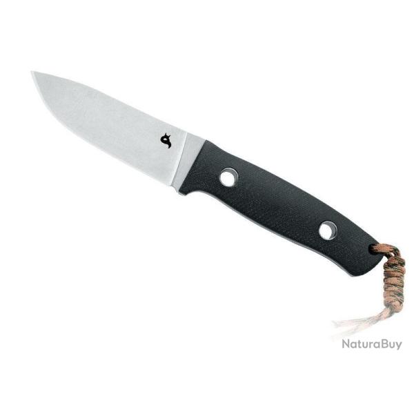 POIGNARD BLACK FOX VESUVIUS G10 NOIR