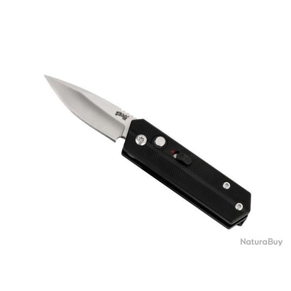 COUTEAU AUTOMATIQUE HERBERTZ G10 NOIR 7CM INOX