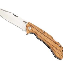 COUTEAU HERBERTZ INOX/BOIS DE ZEBRA 11,5CM INOX