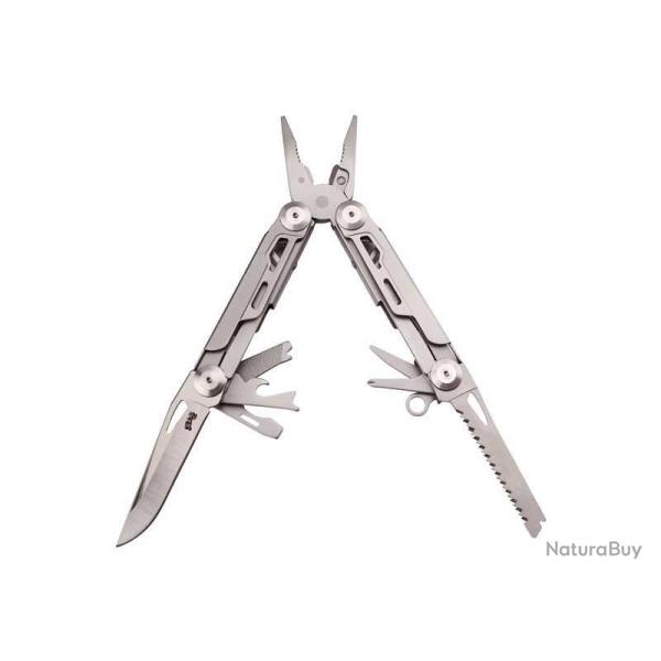 OUTIL MULTIFONCTIONS HERBERTZ SELEKTION 9P TOUT INOX 10,5CM + ETUI