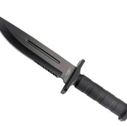 POIGNARD HERBERTZ NOIR 18CM INOX