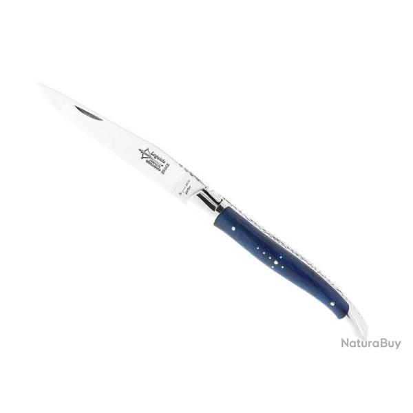 LAGUIOLE G.DAVID H�TRE TEINTE BLEU MITRES INOX 12CM