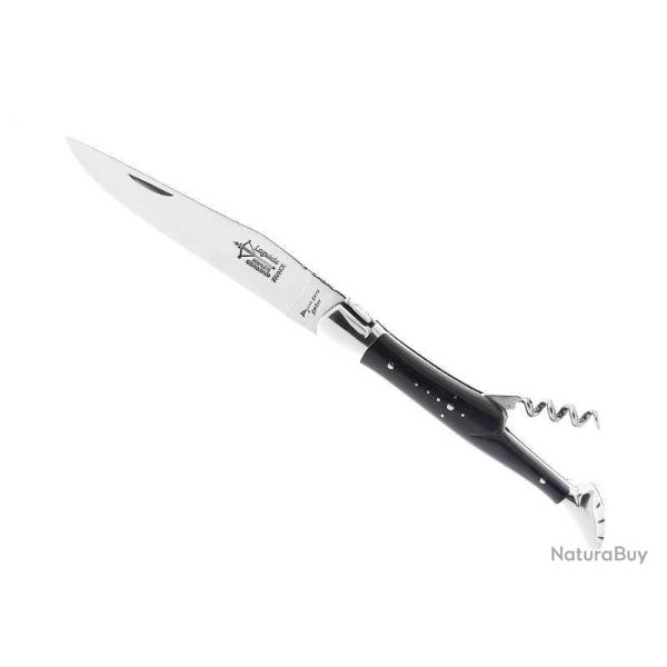 LAGUIOLE G.DAVID 2P EBENE MITRES INOX 12CM