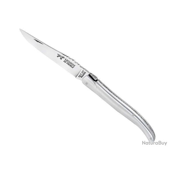 LAGUIOLE LE FIDELE PLEIN MANCHE ALU SATINE 12CM INOX