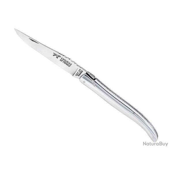 LAGUIOLE LE FIDELE PLEIN MANCHE ALU BRILLANT 12CM INOX