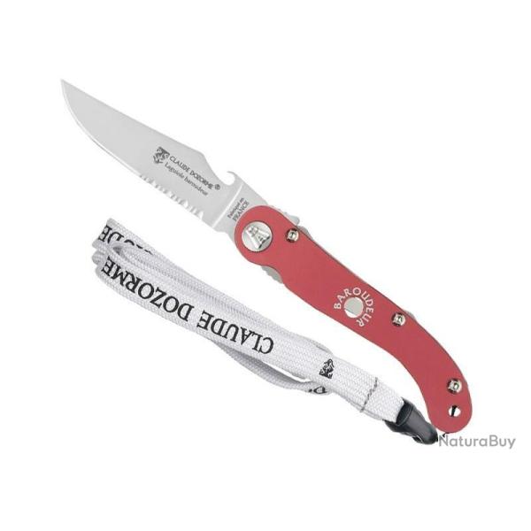 LAGUIOLE DOZORME BAROUDEUR ALU ROUGE 12CM INOX