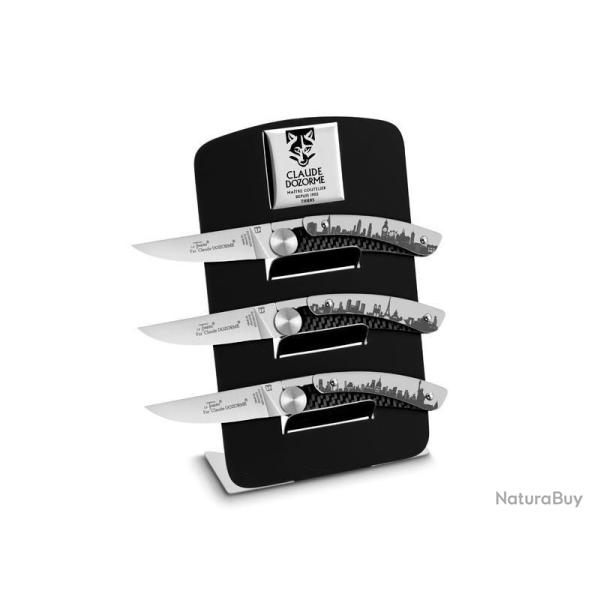 LOT 3 LE THIERS DOZORME LINER LOCK JERO SKYLINE + PRESENTOIR