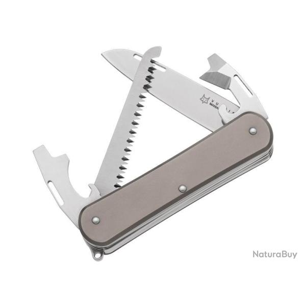 COUTEAU MULTIFONCTIONS FOX VULPIS VP130 4P TITANIUM