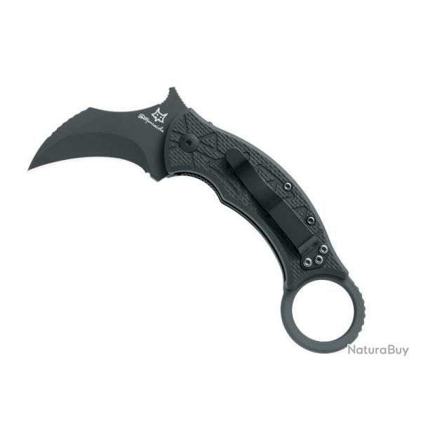 COUTEAU FOX KARAMBIT TRIBAL K G10 NOIR