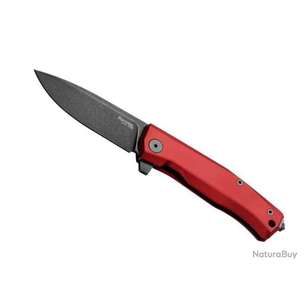COUTEAU LIONSTEEL MYTO ALUMINIUM ROUGE BLACKWASH