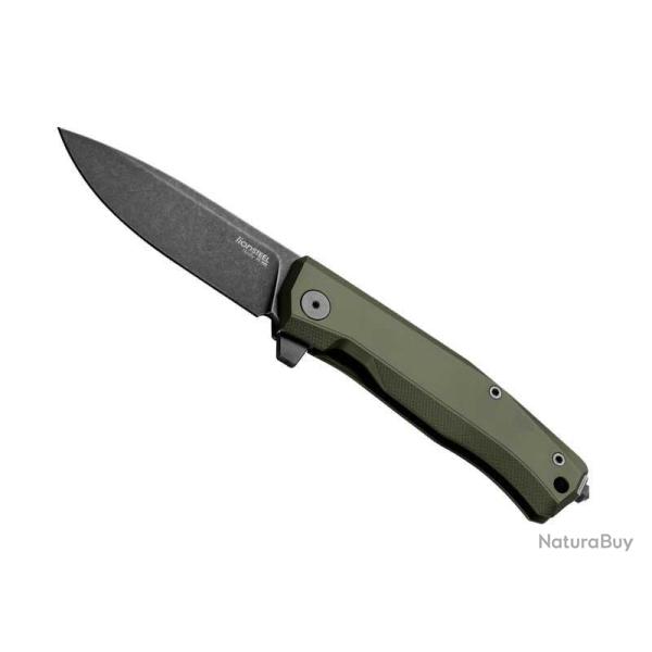 COUTEAU LIONSTEEL MYTO ALUMINIUM VERT BLACKWASH