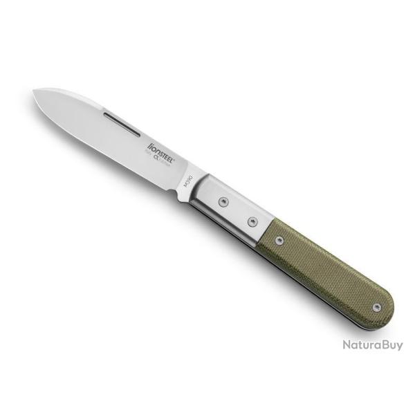 COUTEAU LIONSTEEL ROUNDHEAD BARLOW MICARTA VERT