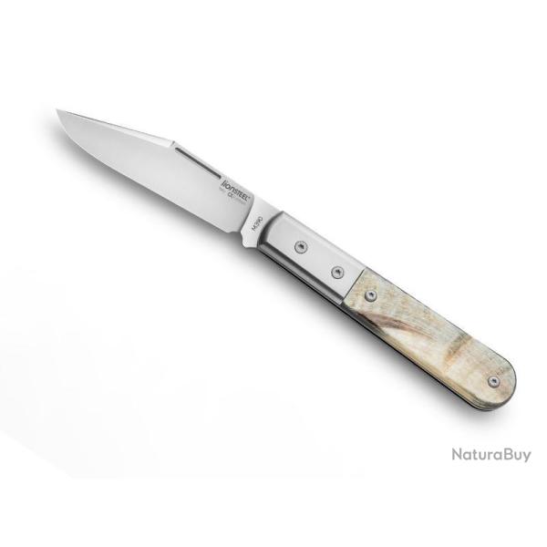 COUTEAU LIONSTEEL SHUFFLER BARLOW CORNE DE BELIER