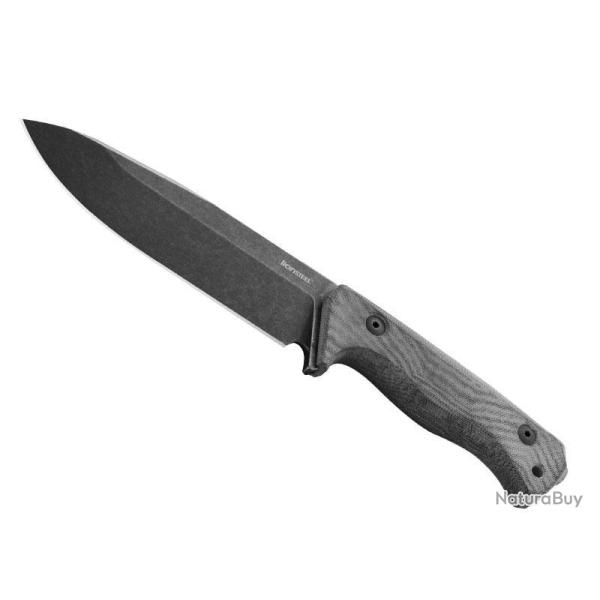 POIGNARD LIONSTEEL T6 MICARTA NOIR BLACKWASH