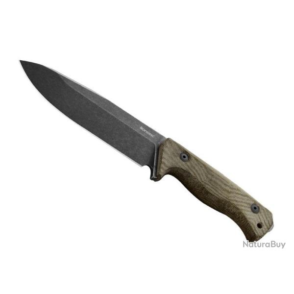 POIGNARD LIONSTEEL T6 MICARTA VERT CPM-3V BLACKWASH