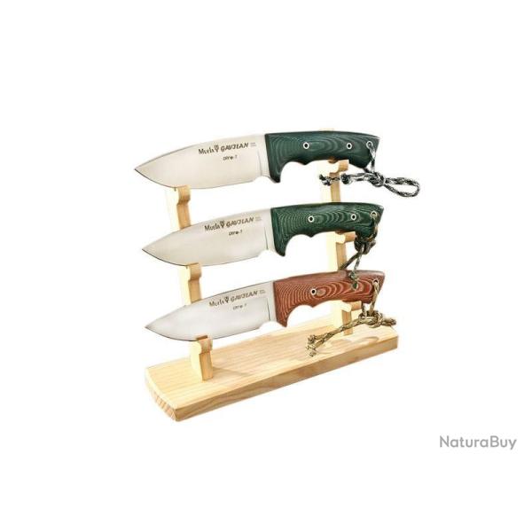 SUPPORT BOIS POUR 3 POIGNARDS MUELA