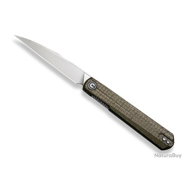 COUTEAU CIVIVI CLAVI MICARTA VERT