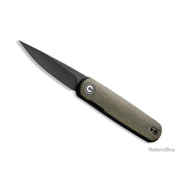 COUTEAU CIVIVI LUMI MICARTA LAME NOIRE