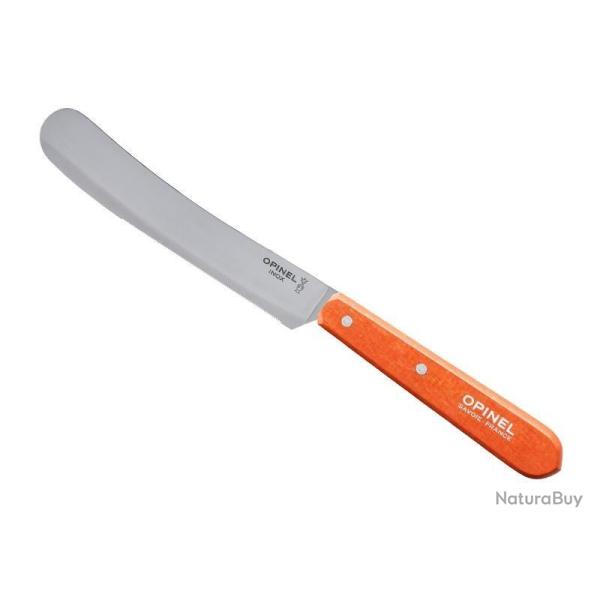 COUTEAU PETIT-DEJEUNER OPINEL ORANGE 11,5CM INOX