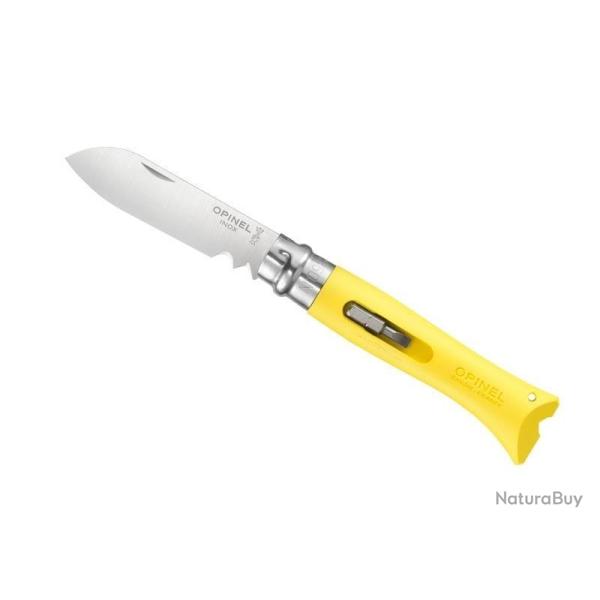 OPINEL N�9 BRICOLAGE JAUNE INOX
