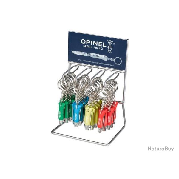PRESENTOIR 36 PORTE-CLES OPINEL N.2 ASSORTIS INOX