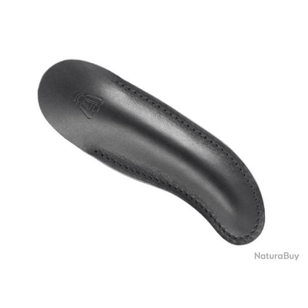 POCHETTE CUIR NOIR LAGUIOLE 10/11CM