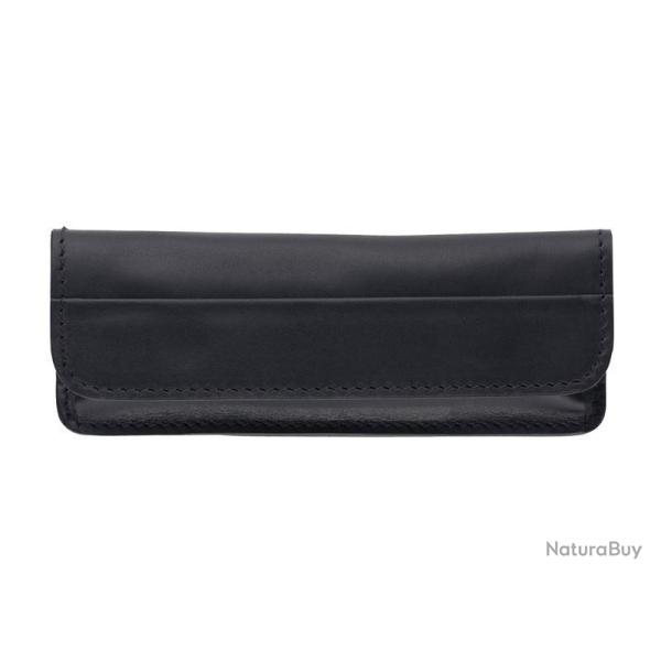 ETUI TENDANCE CUIR NOIR HORIZONTAL 11CM