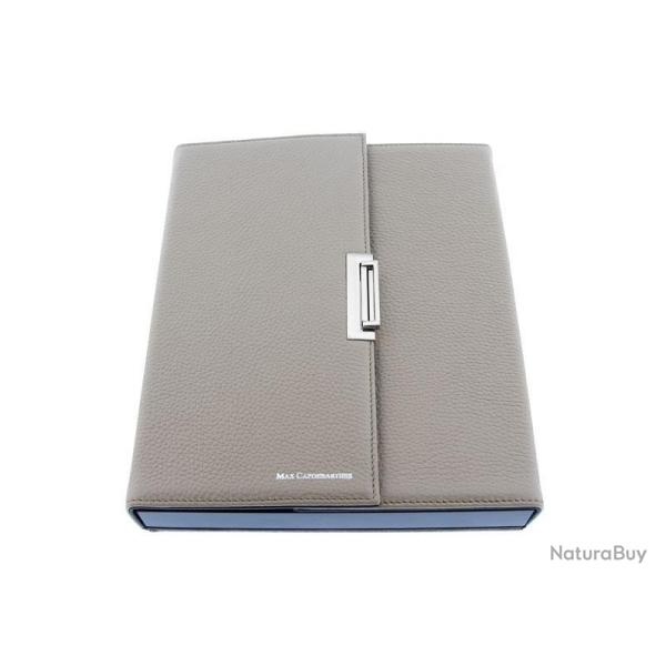 ECRIN 6 COUTEAUX CUIR GRIS TOURTERELLE