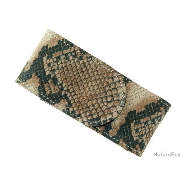 ETUI CUIR FACON SERPENT 11/12CM