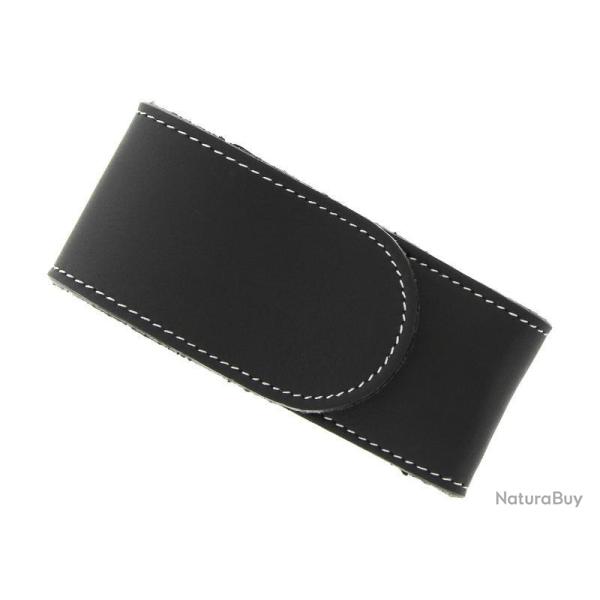 ETUI CUIR NOIR 11/12CM