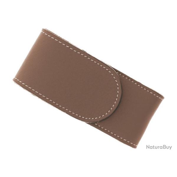 ETUI CUIR TAUPE 11/12CM