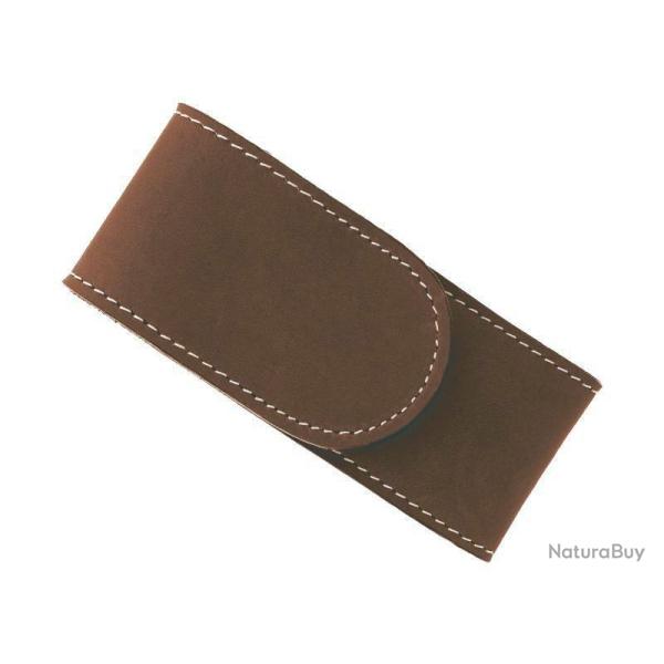 ETUI CUIR CAMEL 11/12CM
