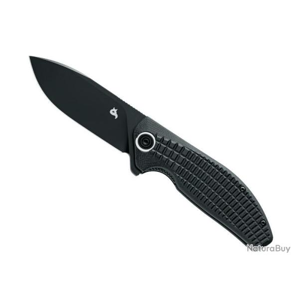 COUTEAU BLACK FOX ACUTUS G10 TOUT NOIR