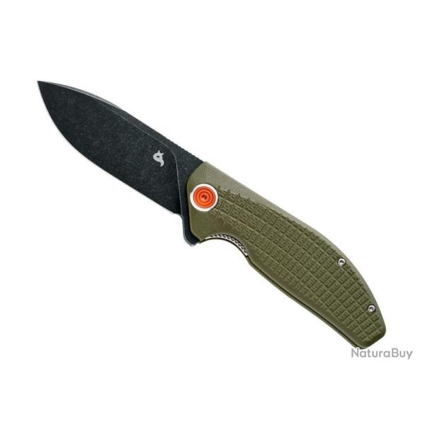COUTEAU BLACK FOX ACUTUS G10 VERT BLACKWASH