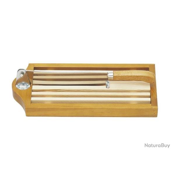 COUTEAU A PAIN SUR SOCLE + RAMASSE-MIETTES