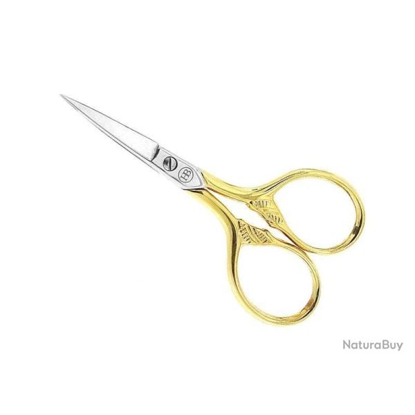 CISEAUX BRODER FLEURS 9 CM DORES