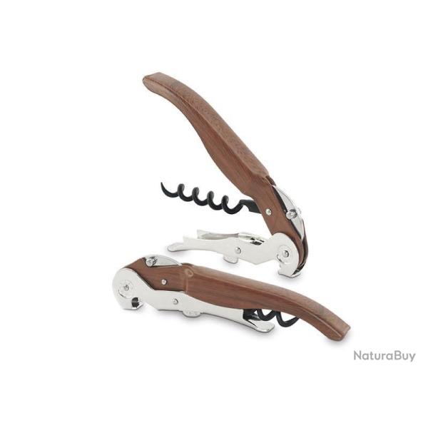 COUTEAU SOMMELIER PULLTEX CLICKCUT FACON BOIS