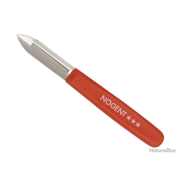 EPLUCHEURS NOGENT*** GAUCHER 1 FENTE ORANGE INOX