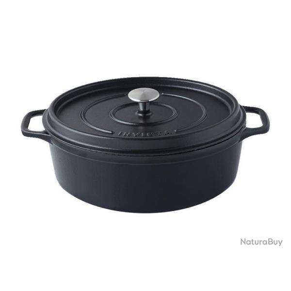 COCOTTE OVALE INVICTA �31CM NOIR