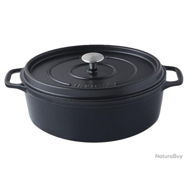 COCOTTE OVALE INVICTA �35CM NOIR