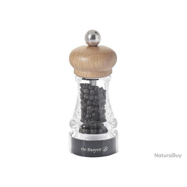 MOULIN A EPICES DE BUYER HIP-HOP 11CM ACRYLIQUE/HETRE