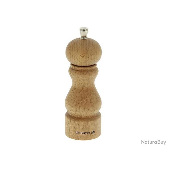 MOULIN A POIVRE DE BUYER RUMBA 14CM HETRE NATUREL