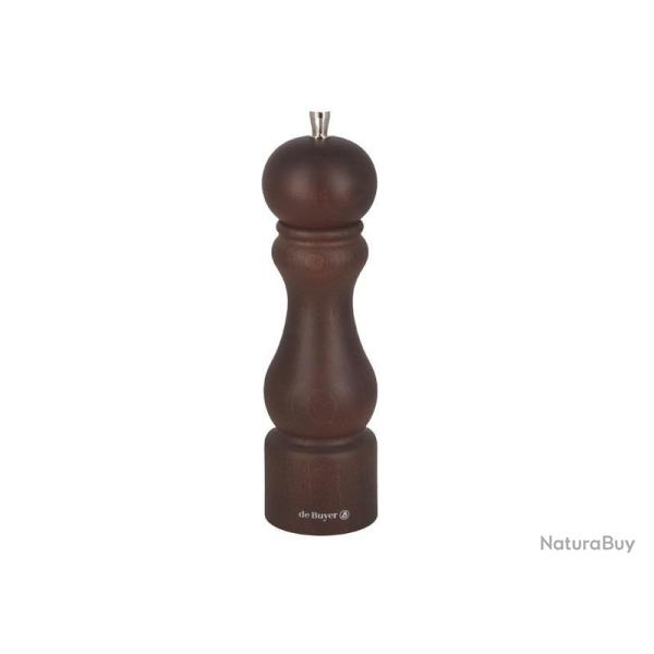 MOULIN A POIVRE DE BUYER RUMBA 21CM HETRE FONCE