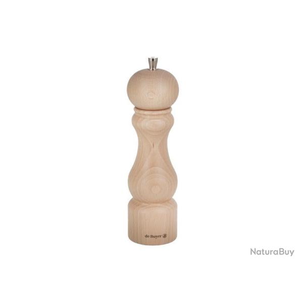 MOULIN A POIVRE DE BUYER RUMBA 21CM HETRE NATUREL
