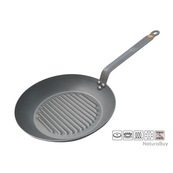 POELE GRILL DE BUYER MINERAL  32CM