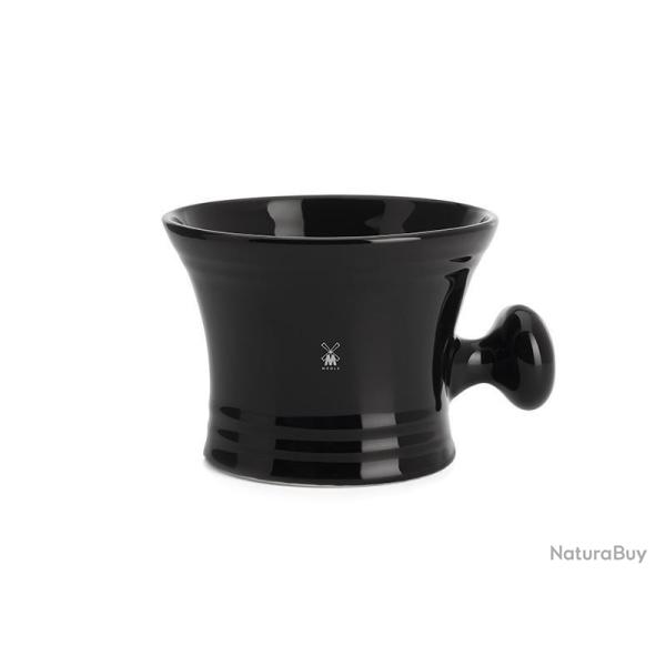 BOL A RASER AVEC POIGNEE MUHLE PORCELAINE NOIRE