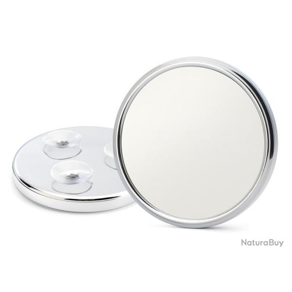 MIROIR A VENTOUSES MUHLE  15CM GROSSISSEMENT X5