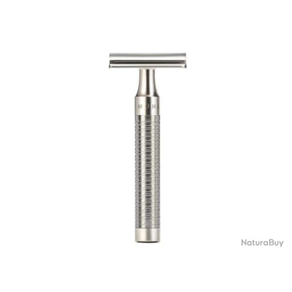 RASOIR DE SECURITE MUHLE ROCCA TOUT INOX BROSSE